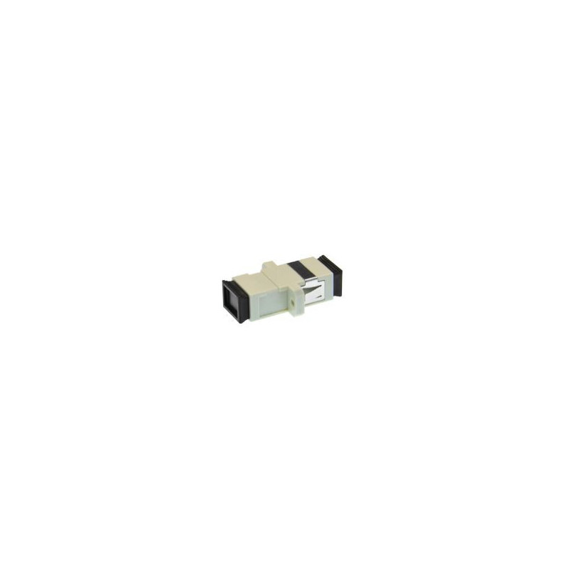 Adapter BKT FO, OM1/2, SC, simplex, beżowy, z uszami