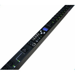 Listwa zarządzalna pionowa BKT RPDU typ B 21xIEC320 C13 + 3xIEC320 C19, wtyk IEC 60309 32A/400V, 2xPorty Temperatury/Wi