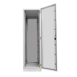 Szafa przemysłowa BKT InCab IP54 19" 42U 800/600/2086 (szer/gł/wys) RAL7035 drzwi przód-tył blacha, cokół, bez jed