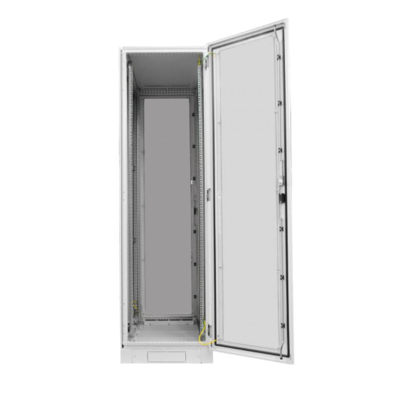 Szafa przemysłowa BKT InCab IP54 19" 42U 800/600/2086 (szer/gł/wys) RAL7035 drzwi przód-tył blacha, cokół, bez jed
