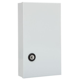 Naścienna szafka rozdzielcza BKT NSR-S, 150x95x256mm (szer/gł/wys), niewyposażona, szary