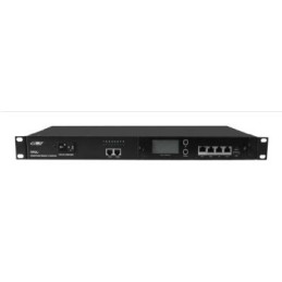 Listwa zarządzalna 19" 1U BKT RPDU typ D 8xIEC320 C13, wtyk DIN49441(unischuko) 16A/250V,  2xPorty Temperatury/Wilgotności ka