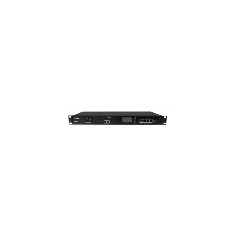 Listwa zarządzalna 19" 1U BKT RPDU typ D 8xIEC320 C13, wtyk DIN49441(unischuko) 16A/250V,  2xPorty Temperatury/Wilgotności ka