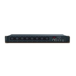 Listwa zarządzalna 19" 1U BKT IPD1000 8xIEC320 C13, wtyk zasilający IEC320 C20 16A/250V (wbudowany), brak kabla zasilającego