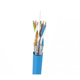 Kabel kat.6A, U/FTP, BKT 585, LSHF, drut, niebieski, Dca -s2,d1,a1 (500m)