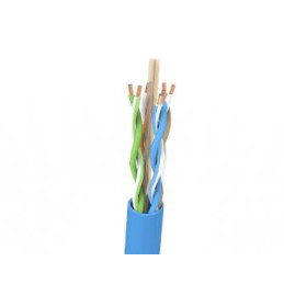 Kabel kat.6, U/UTP, BKT 405, LSHF, drut, niebieski, Dca -s2,d2,a2 (box 305m)