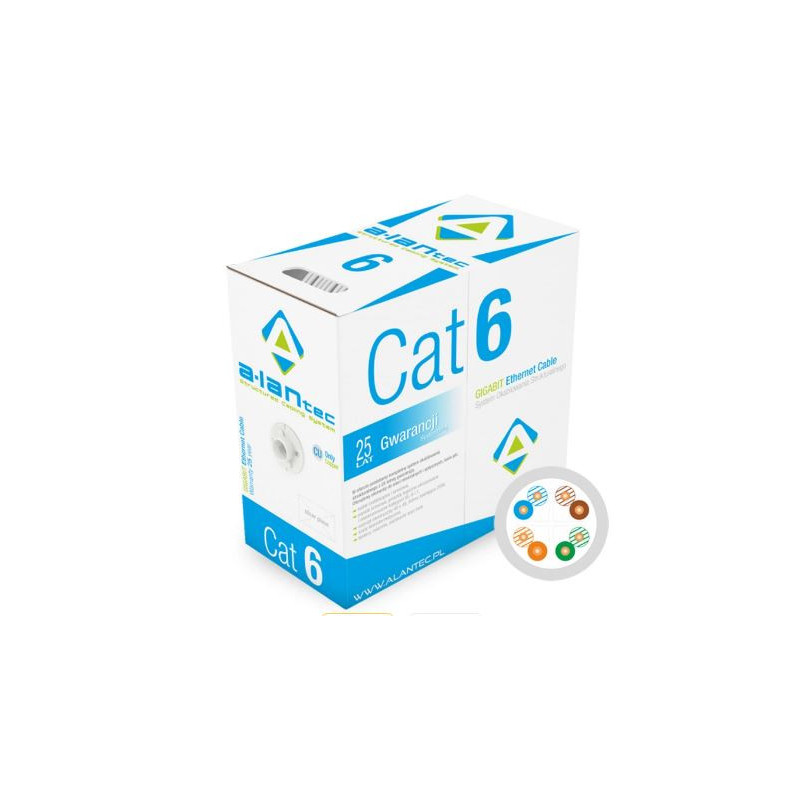 Kabel U/UTP kat.6 LSOH Eca 4PR (305m)