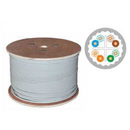 Kabel U/UTP kat.6 B2ca LSOH 4x2x23AWG (500m)