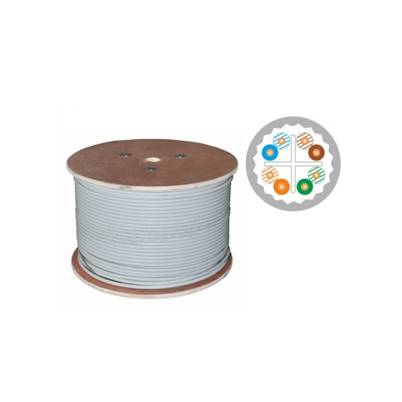 Kabel U/UTP kat.6 B2ca LSOH 4x2x23AWG (500m)