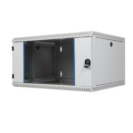Szafa wisząca jednoczęściowa, BKT TOP 9U, 600/600/465 szer./gł./wys. mm., RAL 7035 ( konstrukcja spawana - nośność 50 kg )