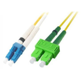 Patchcord BKT FO Standard, OS2 G.652.D, duplex, LC/UPC-SC/APC, 1m