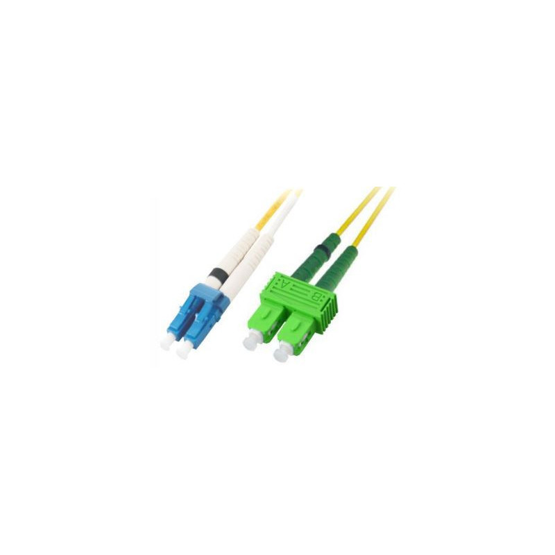 Patchcord BKT FO Standard, OS2 G.652.D, duplex, LC/UPC-SC/APC, 1m