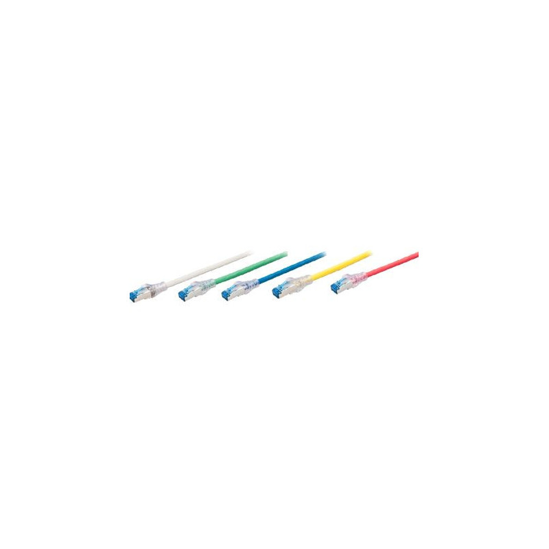 Patchcord BKT RJ45, kat.6, U/FTP, LSHF, wtyk BKT zaciskany, niebieski, 1m