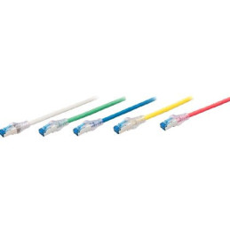 Patchcord BKT RJ45, kat.6A, S/FTP, LSHF, wtyk BKT zaciskany, czerwony, 2m