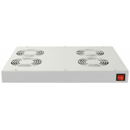 Panel wentylacyjny BKT 4 wentylatorowy dachowo-rakowy + termostat 1HE szary 900 5530 43