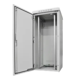 Szafa zewnętrzna BKT AluCab2 19” 15U 800/450/885 (szer/gł/wys) IP55 RAL7035 (aluminiowa, dwupłaszczowa, jednokomoro