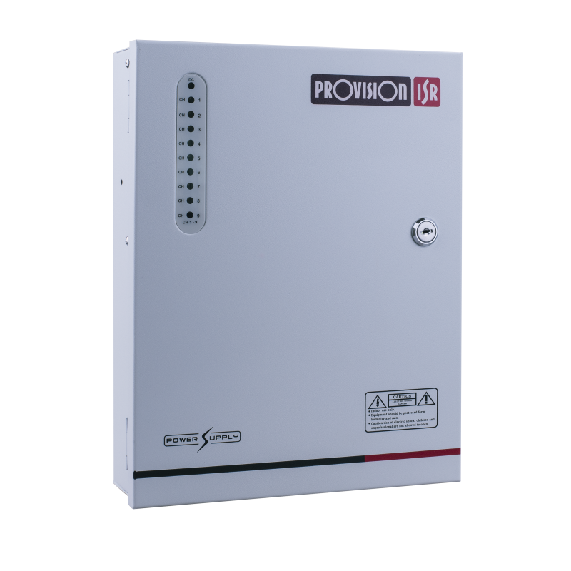 Provision-ISR 12V Power Supplies – Regulated CCTV PSU from 1A to 20A