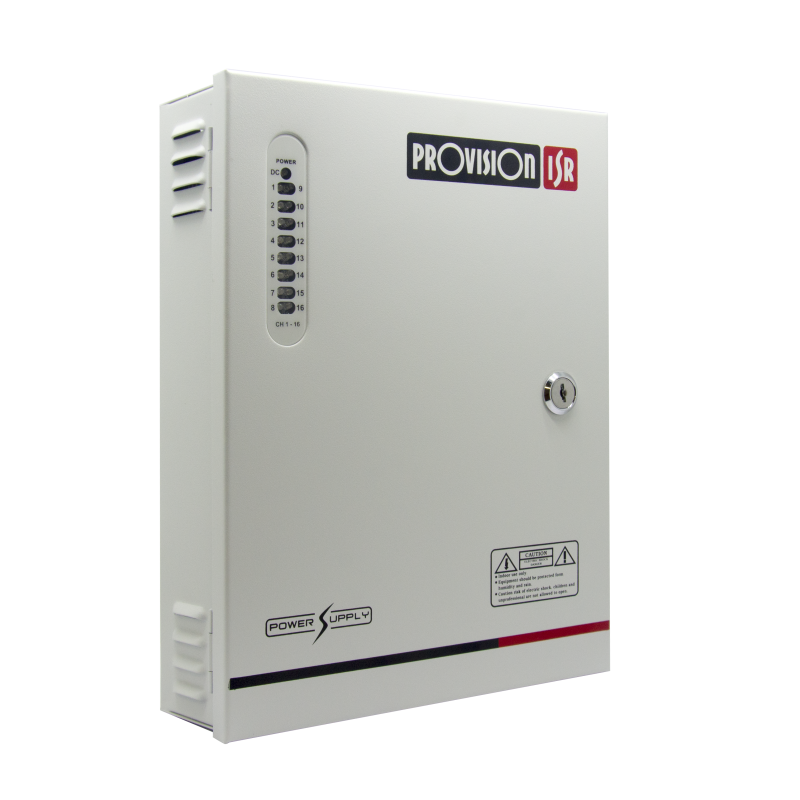 Provision-ISR 12V Power Supplies – Regulated CCTV PSU from 1A to 20A