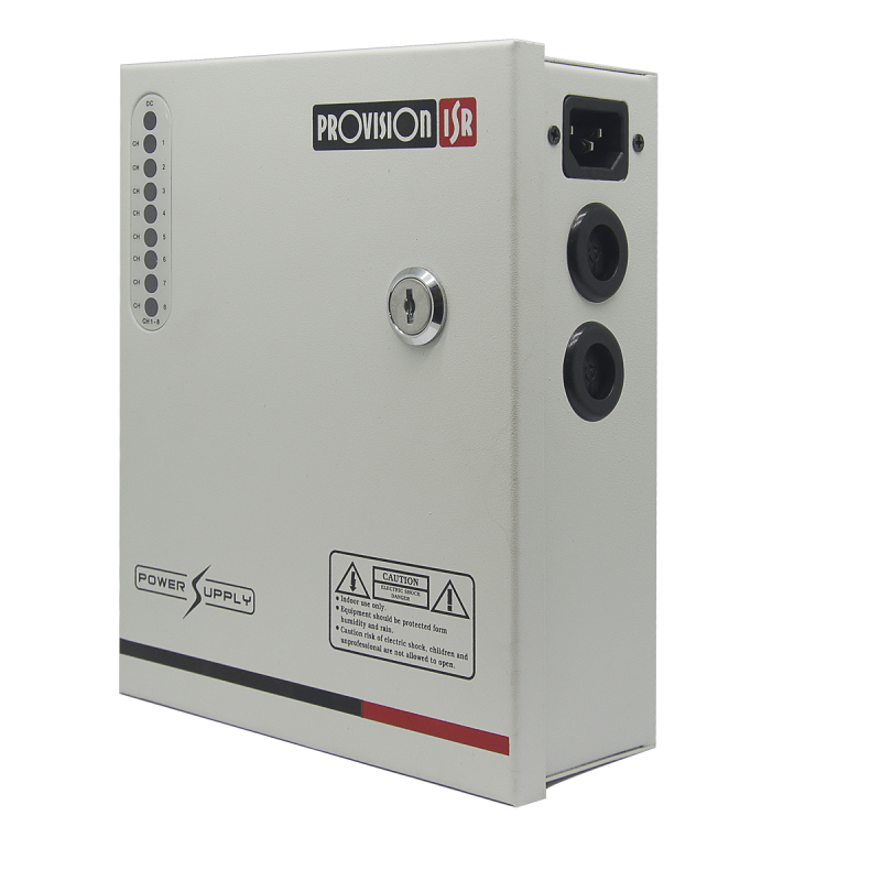 Provision-ISR 12V Power Supplies – Regulated CCTV PSU from 1A to 20A
