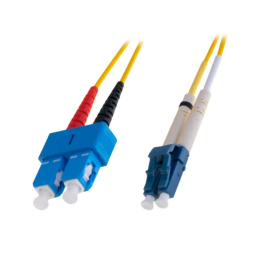 Patchcord BKT FO Standard, OS2 G.652.D, duplex, LC/UPC-SC/APC, 10m