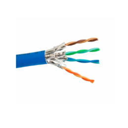 Kabel kat.6, U/FTP, BKT 455, LSHF-FR, drut, niebieski, B2ca -s1a,d1,a1 (500m)