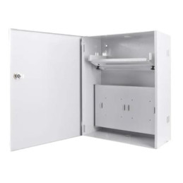 Naścienna przełącznica światłowodowa BKT HomeLINE-L, 400x140x300mm (szer/gł/wys), 48xSCdx/LCqd, niewyposażona, sz