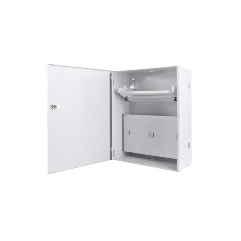 Naścienna przełącznica światłowodowa BKT HomeLINE-L, 400x140x300mm (szer/gł/wys), 48xSCdx/LCqd, niewyposażona, sz