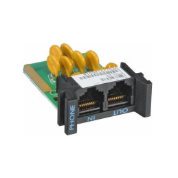 APC PTEL2R ProtectNet moduł ochrony przepięciowej 2 linii telefonicznych Analog/DSL RJ45, 1U