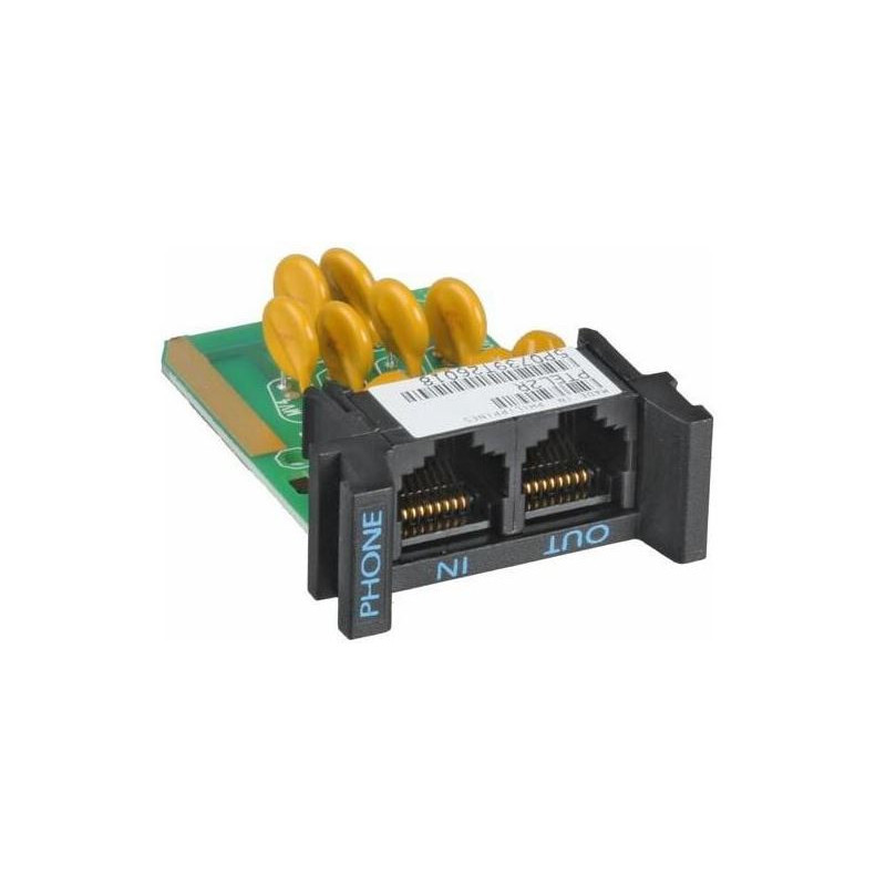 APC PTEL2R ProtectNet moduł ochrony przepięciowej 2 linii telefonicznych Analog/DSL RJ45, 1U