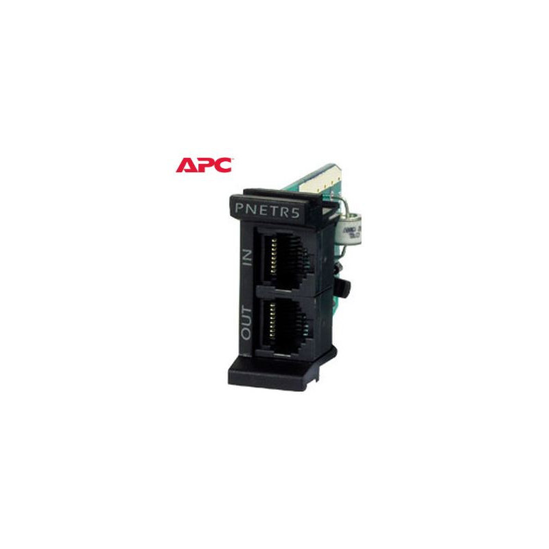 APC PNETR5 ProtectNet - modul ochrony przepieciowej 1U Cat5 | Fibero